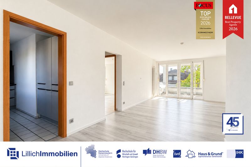 Zentral wohnen, vielseitig genießen – mit Balkon, Wintergarten & Dachterrasse